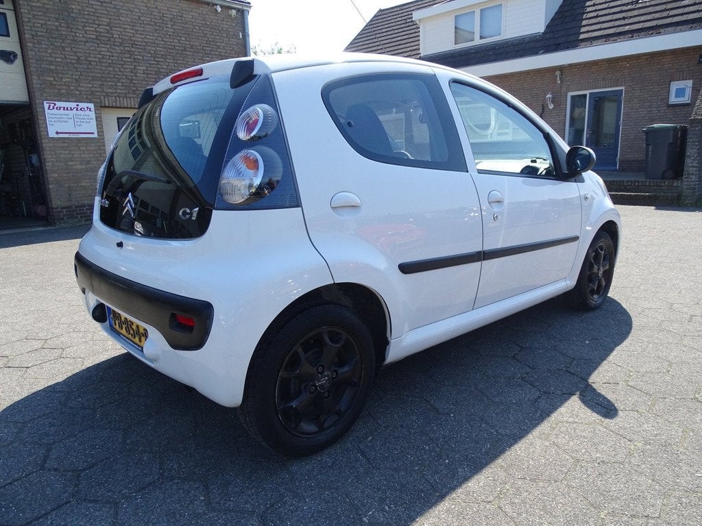 Citroen C1 1.0-12V Ambiance AIRCO/BT/LMV/5 DEURS, Voorwielaandrijving, Euro 5, Gebruikt, Zwart