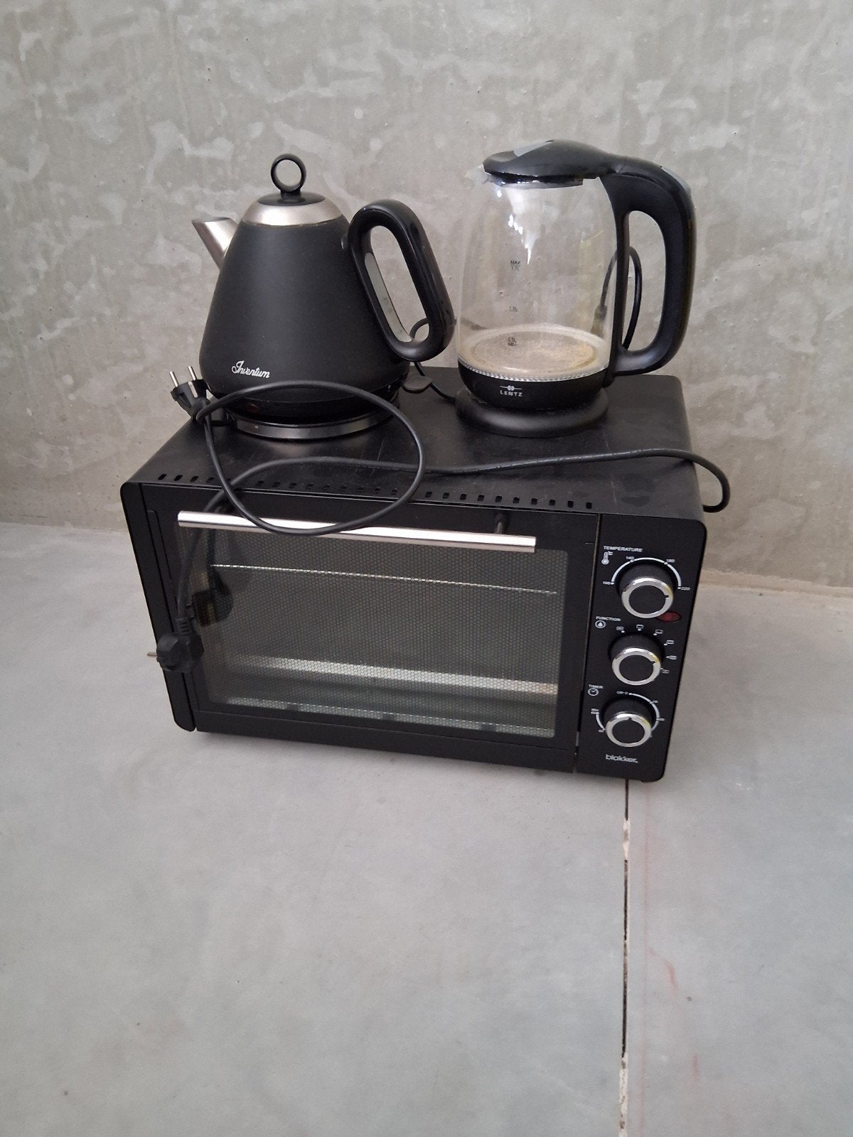 Blokker Mini-oven met Inventum en Lentz waterkokers, Witgoed en Apparatuur, Ophalen, Minder dan 45 cm, Gebruikt, Minder dan 45 cm