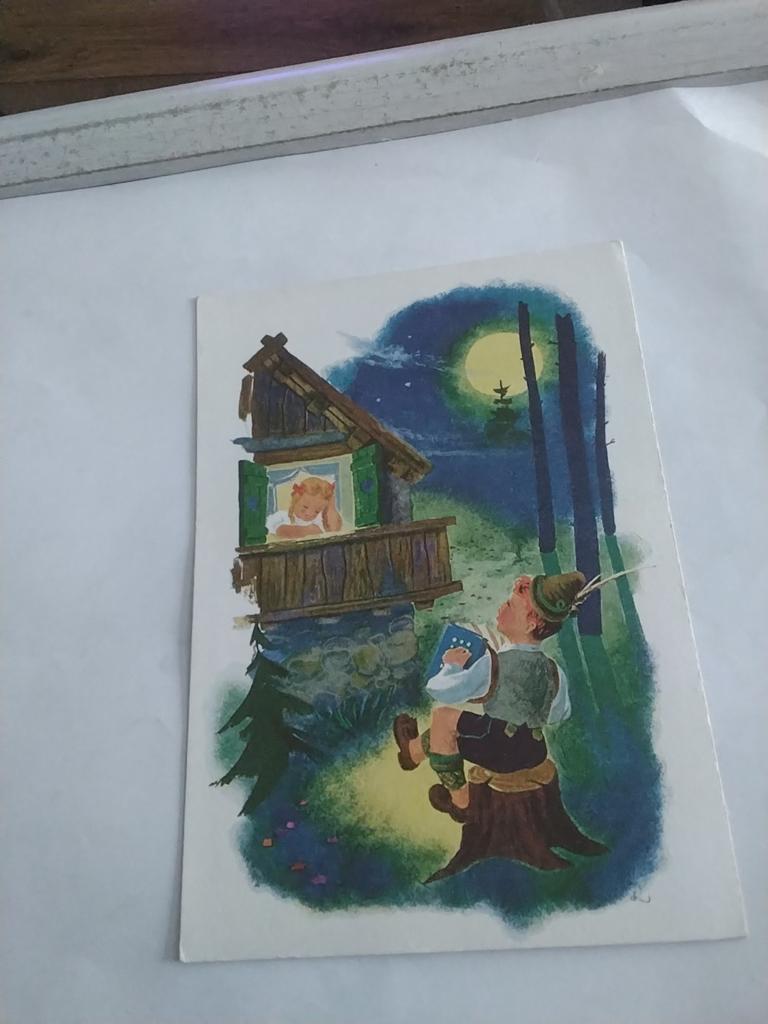 FELICITAS KUHN . SPROOKJESACHTIGE SCENE, Ophalen of Verzenden