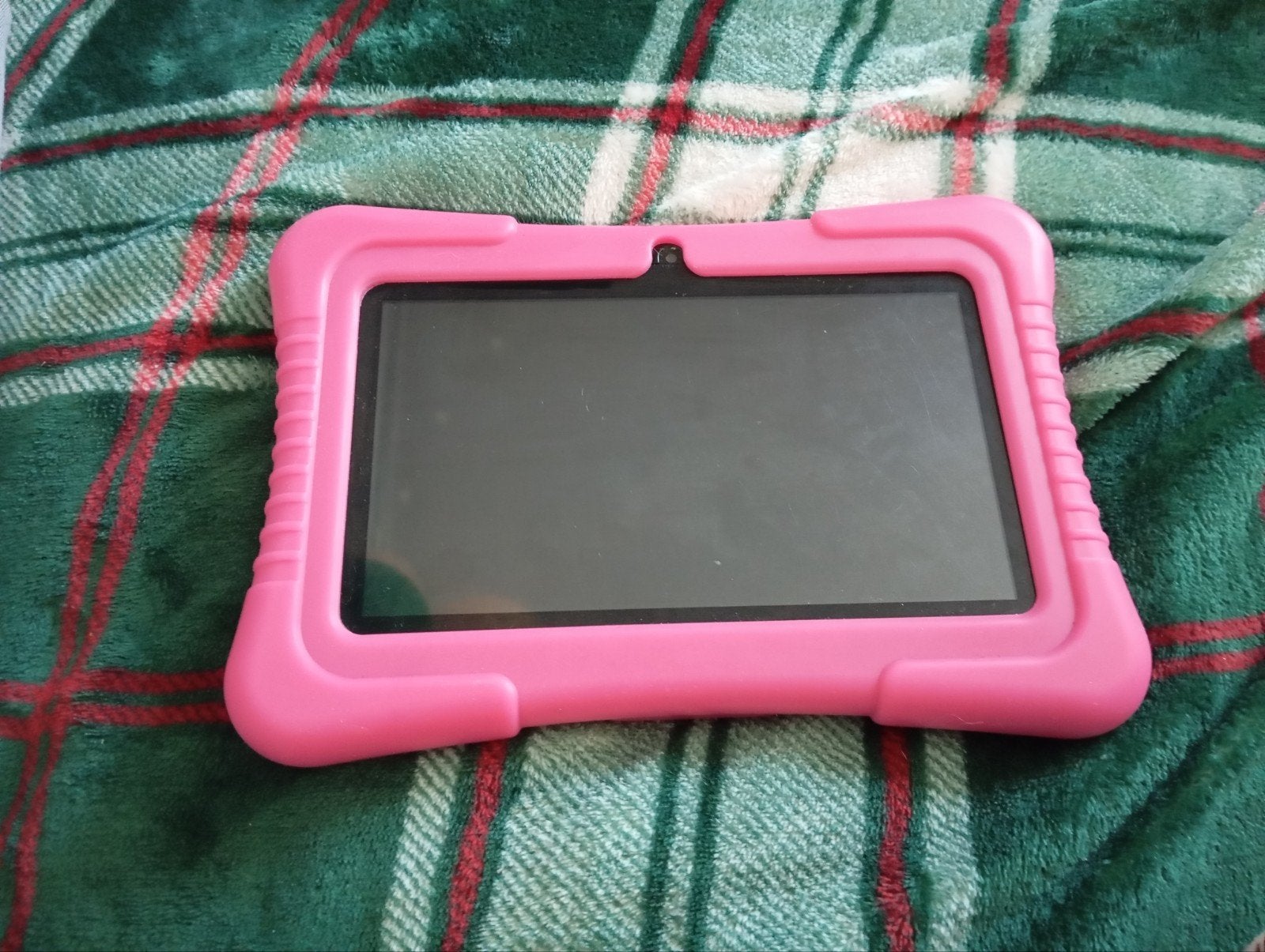 Roze kindertablet met stevige hoes, Gebruikt, Onbekend, Kindertablet, Ophalen of Verzenden