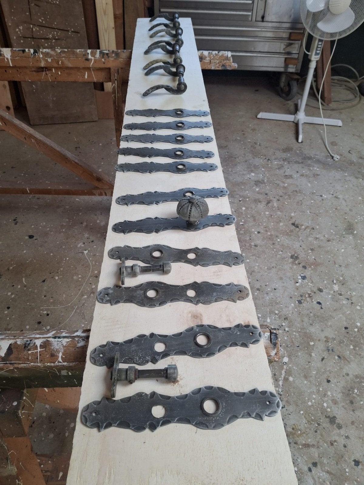 Klinken / Beslag, Ophalen, Gebruikt, IJzer, Klink of Kruk