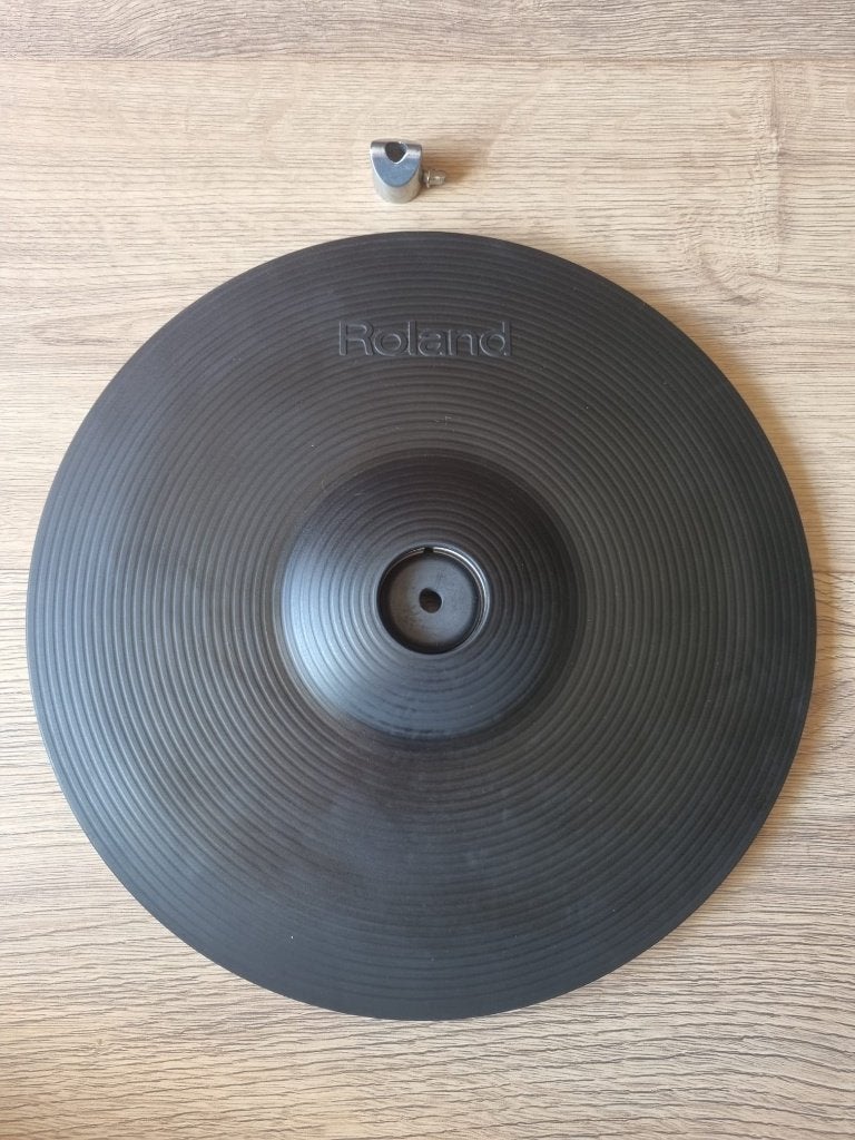 Roland CY-13R Ride/Crash Cymbal, Ophalen of Verzenden, Gebruikt, Roland, Elektronisch