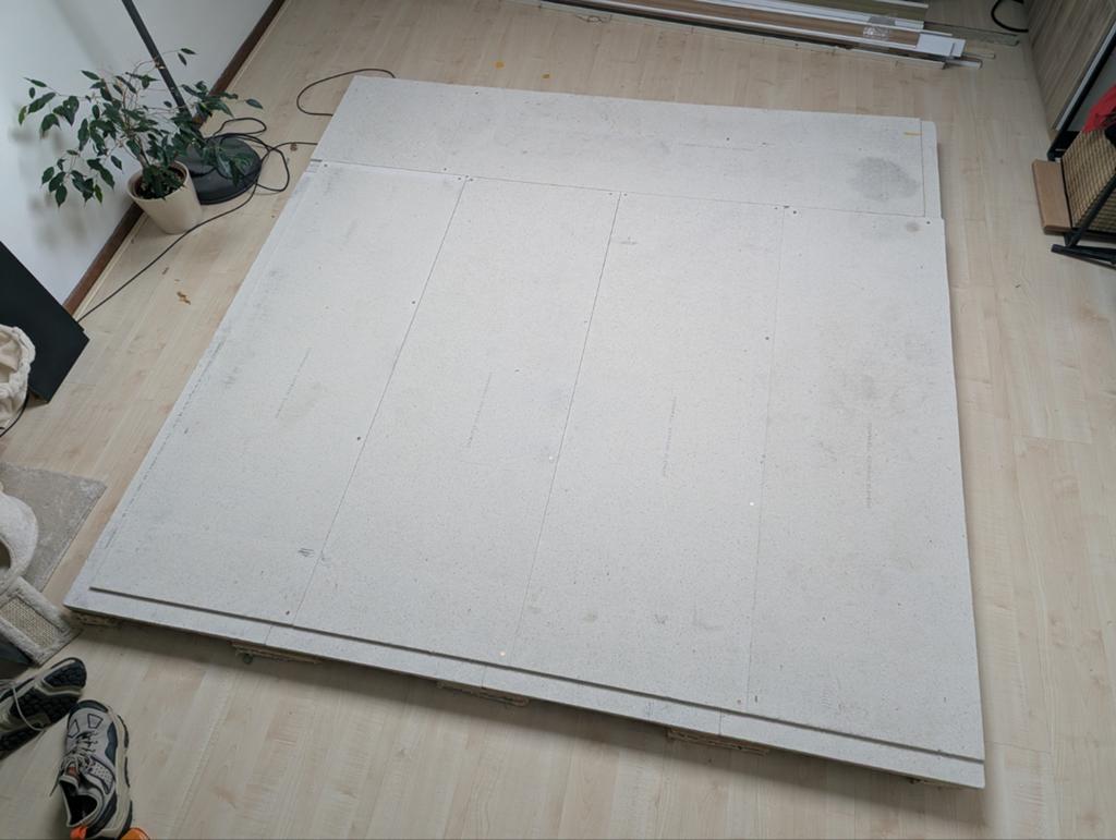 Drum platform / podium geluidsisolatie 2x2m, Ophalen, Nieuw, Overige merken