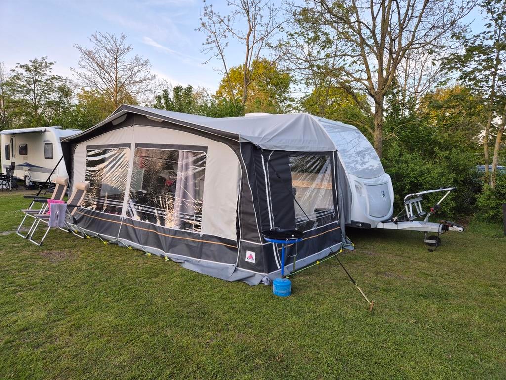 Dorema voortent maat 13 incl. stalen frame met easygrip, Caravans en Kamperen, Ophalen of Verzenden, Gebruikt, Dorema