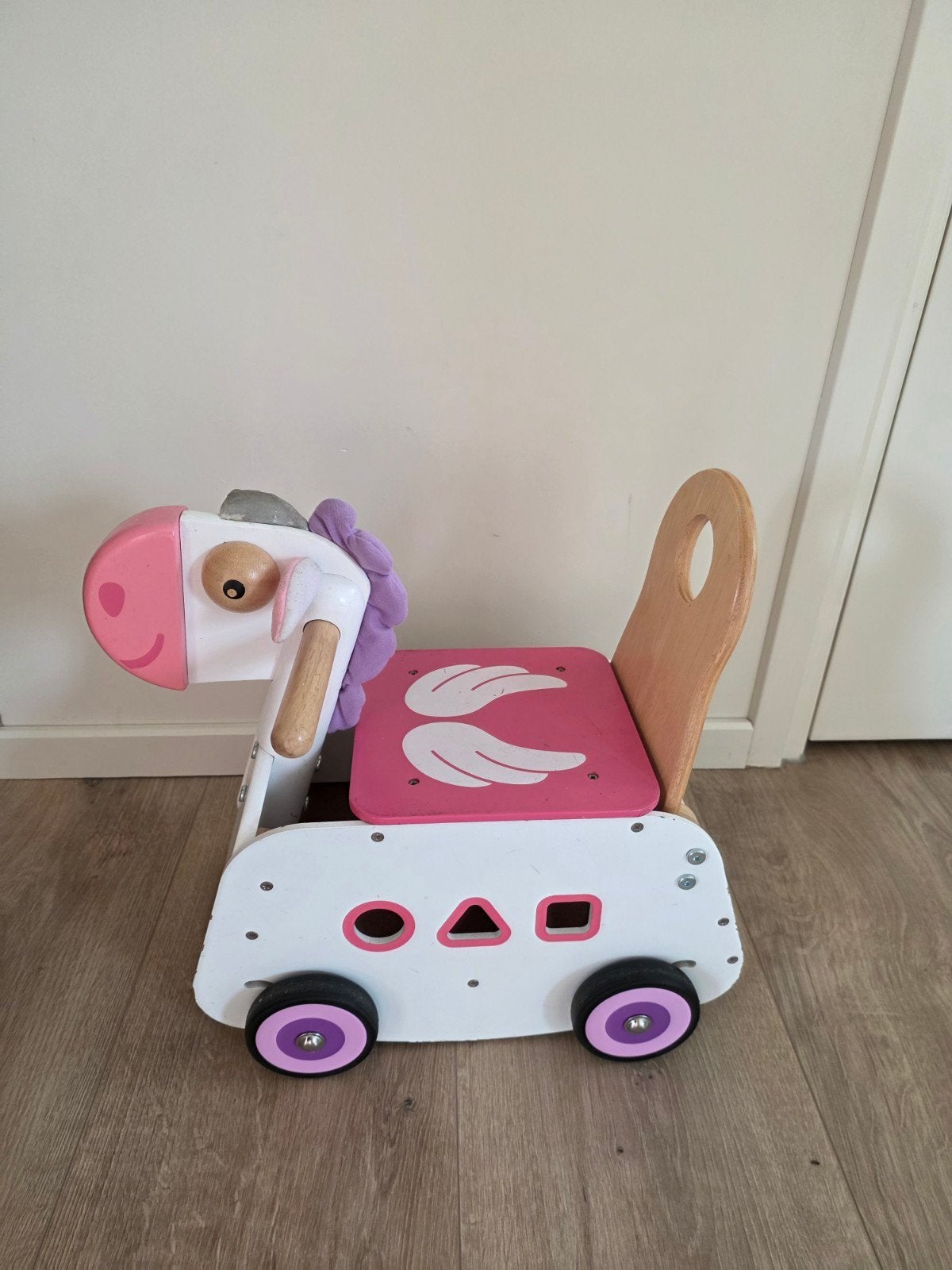 Loop auto unicorn, Kinderen en Baby's, Ophalen, Gebruikt, Duw- of Trekspeelgoed