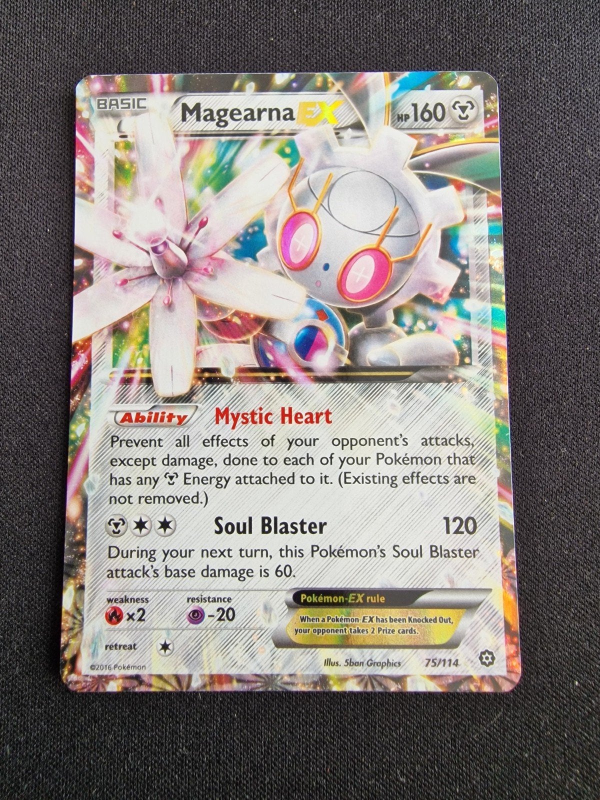 Magearna EX - Steam Siege 75/114 - Near Mint, Verzenden, Zo goed als nieuw