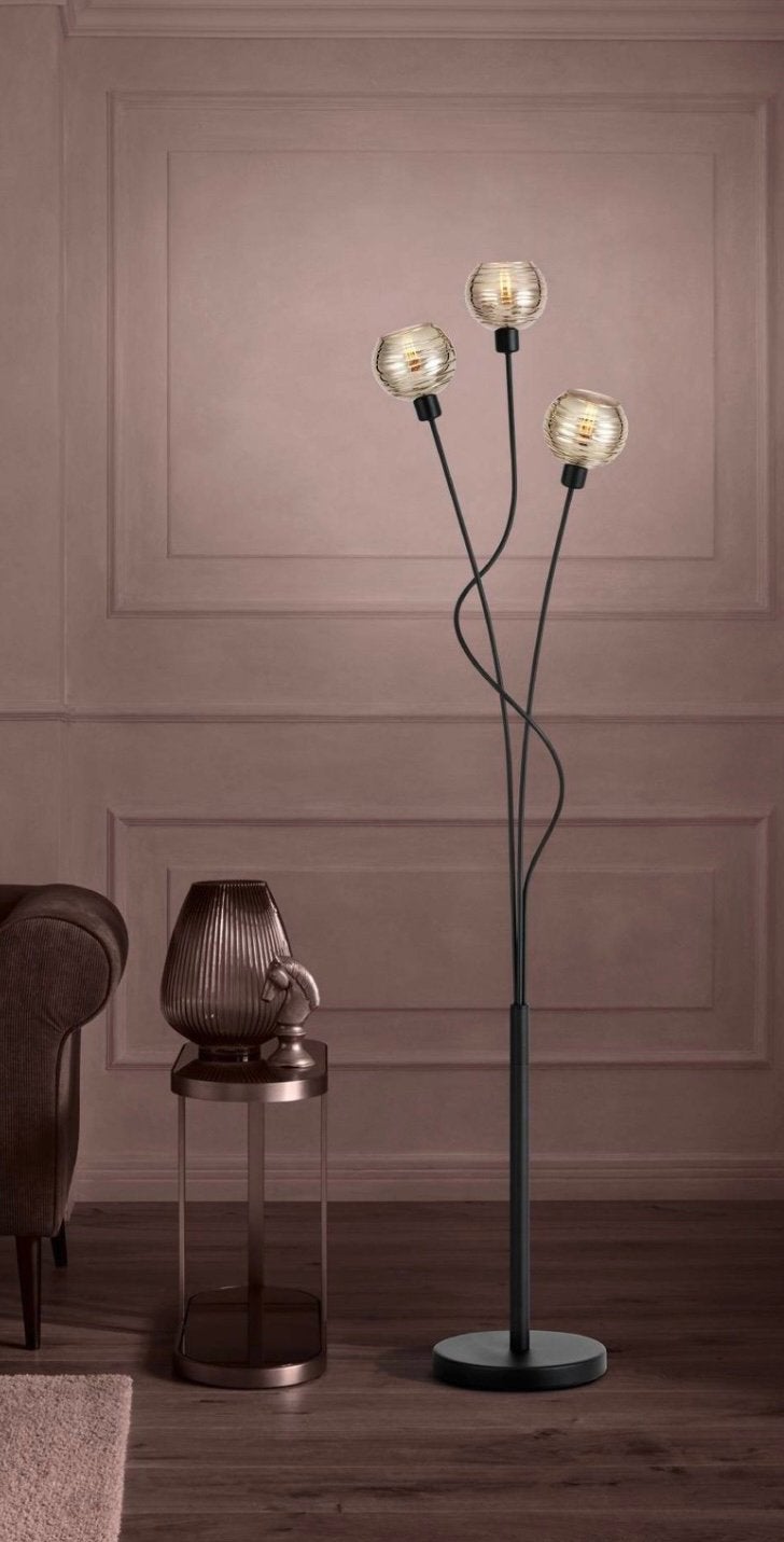 Straluma lamp (glazen bollen) incl bijhorende led lampjes, Ophalen, Zo goed als nieuw, Glas, 100 tot 150 cm