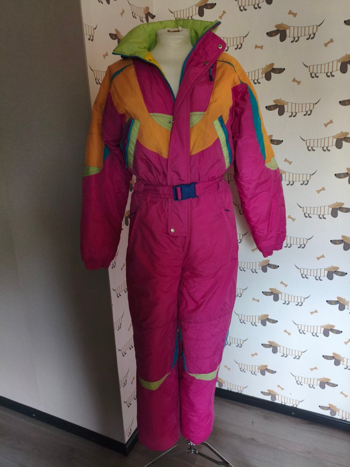 Vintage skipak, maat 36, Kleding | Dames, Ophalen of Verzenden, Zo goed als nieuw, Maat 36 (S), Pak