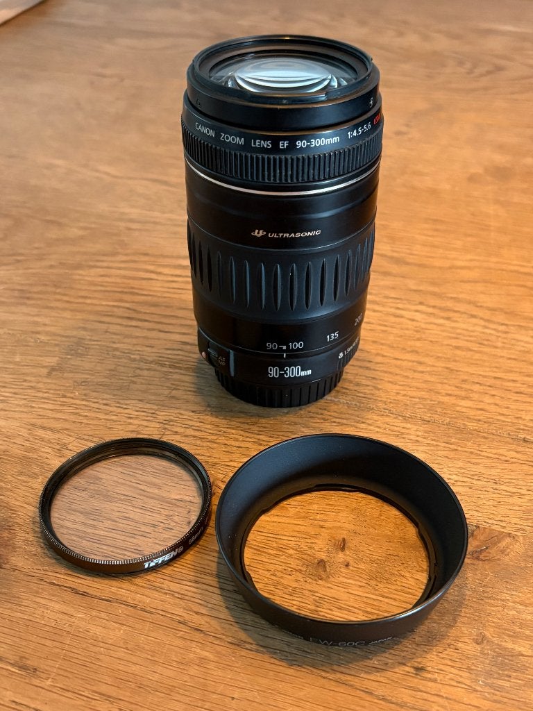 Canon EF 90-300mm USM lens, Audio, Tv en Foto, Fotografie | Lenzen en Objectieven, Ophalen of Verzenden, Gebruikt, Telelens