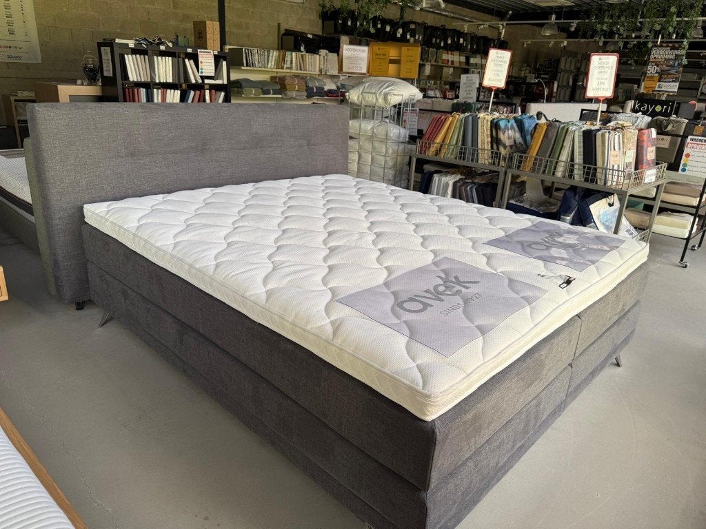 Avek Boxspringset Sinne 180 x 210 cm Vlakke uitvoering, Huis en Inrichting, Ophalen, 210 cm, 180 cm, Nieuw
