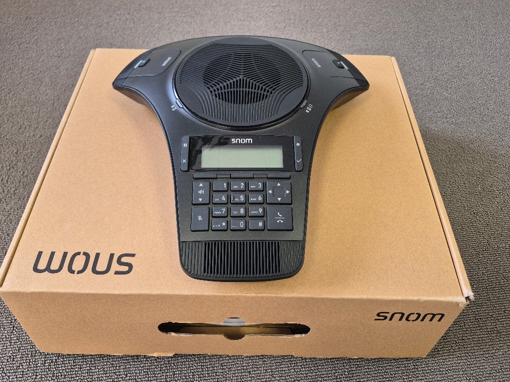 SNOM C520 conference phone, Telecommunicatie, Datacommunicatie en VoIP, Ophalen, Gebruikt, Telefoon