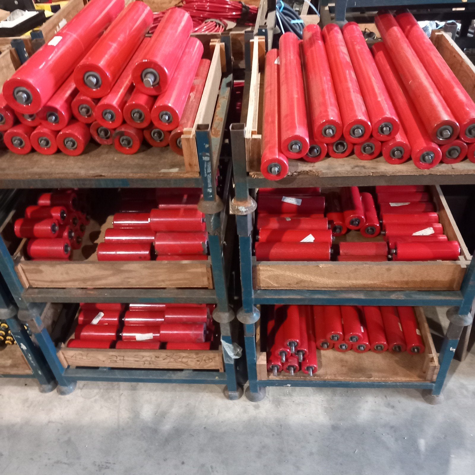 Zware industrieele stalen rollen D 80mm 89mm 100mm 133mm., Ophalen of Verzenden, Nieuw