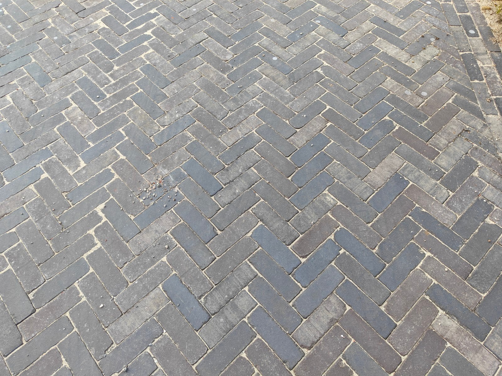 3,5 m2 Gebakken klinkers dikformaat, donker aubergine/blauw, Ophalen, Overige materialen, Klinkers, Nieuw