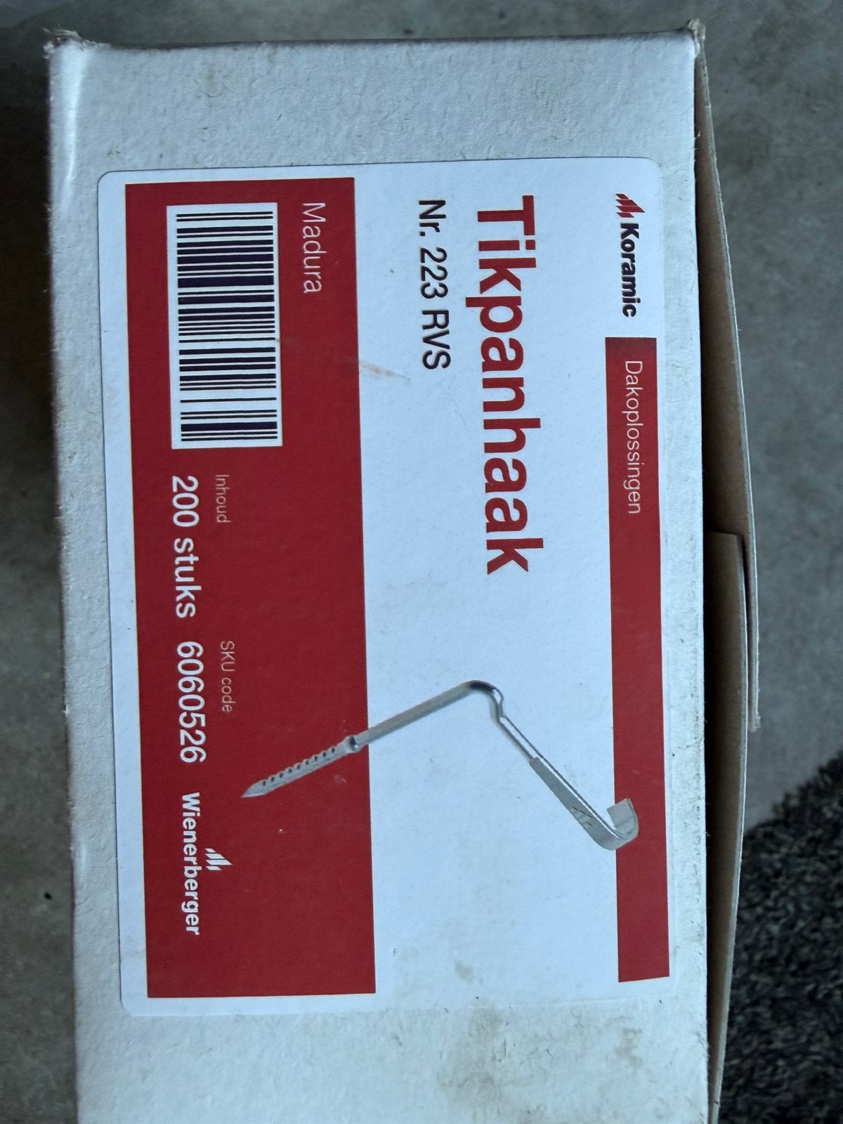 Tikpanhaken madura dakpan, Overige typen, Nieuw, Ophalen of Verzenden, 15 m² of meer