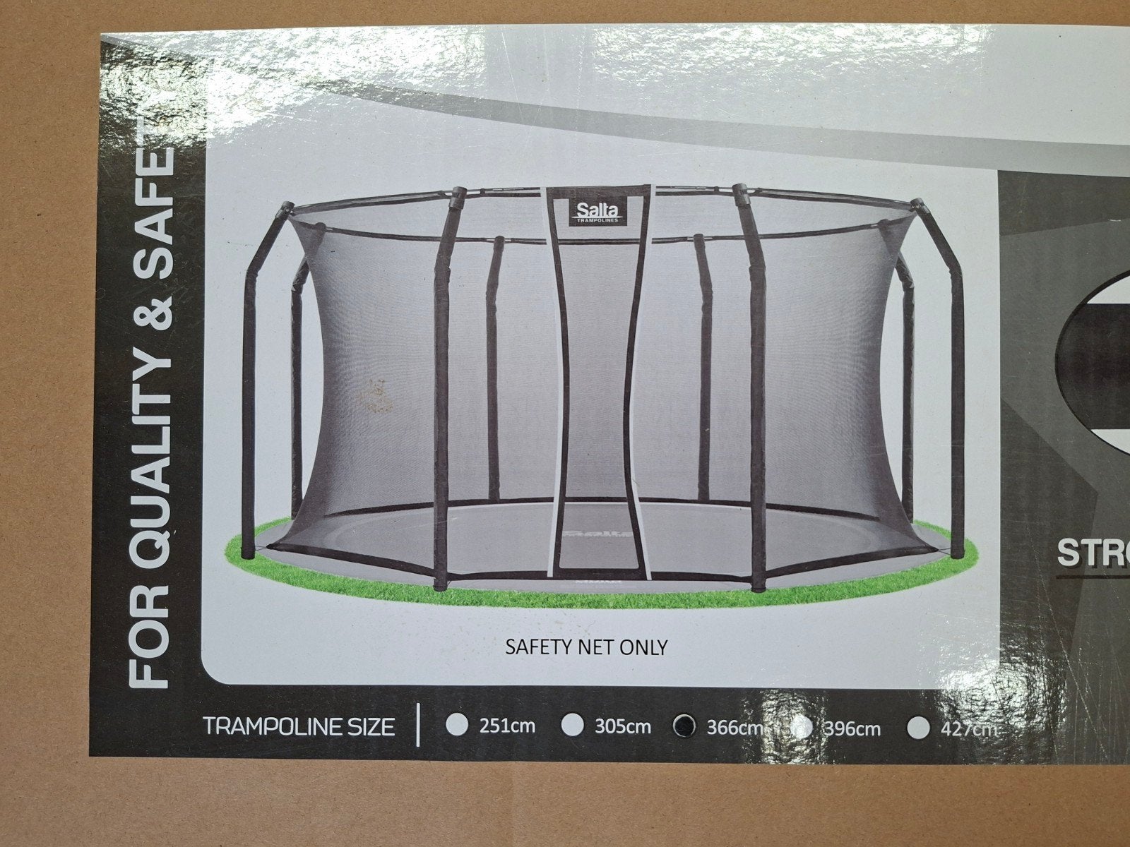 Salta trampoline net., Ophalen, Zo goed als nieuw