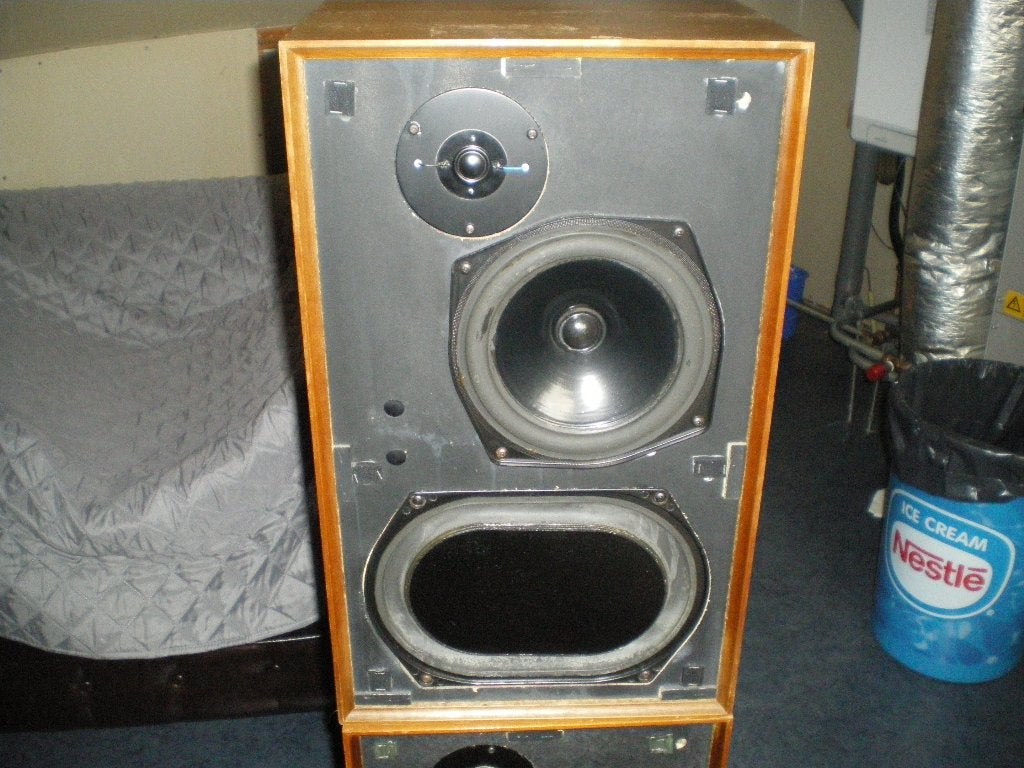 kef 104 boxen, Gebruikt, 120 watt of meer, Front, Rear of Stereo speakers, Ophalen