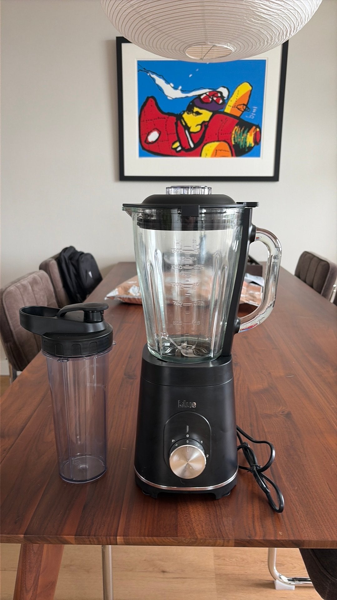 2-in-1 Blender met extra beker, Ophalen of Verzenden, Gebruikt, Blender
