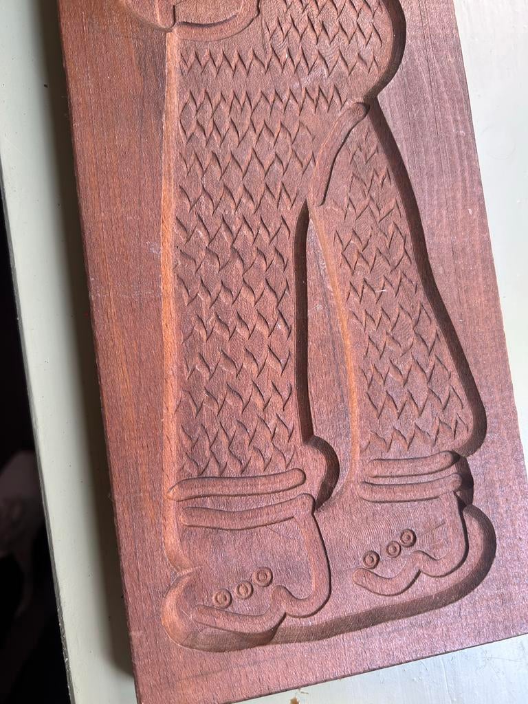Originele Speculaasplank - Man met Hoed, Ophalen of Verzenden