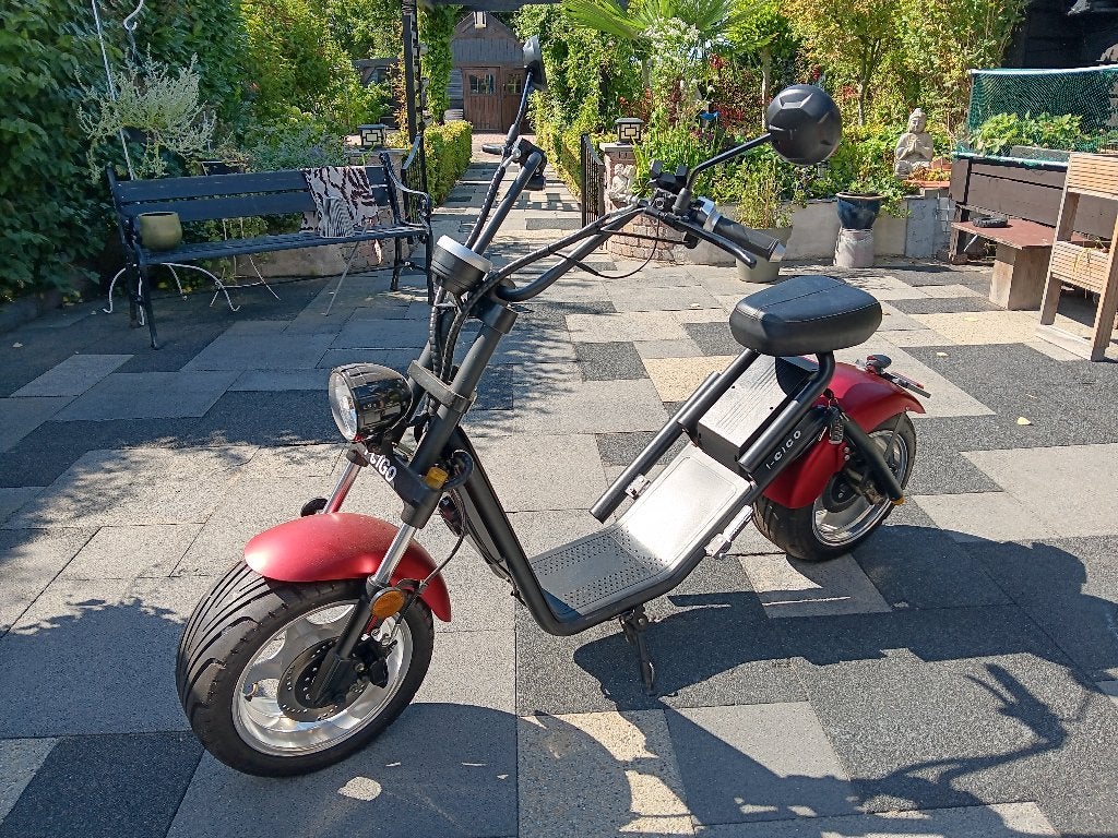 i-Cigo elektrische scooter brede banden 1500W, Ophalen, Zo goed als nieuw, 50 km per accu of meer, Overige merken