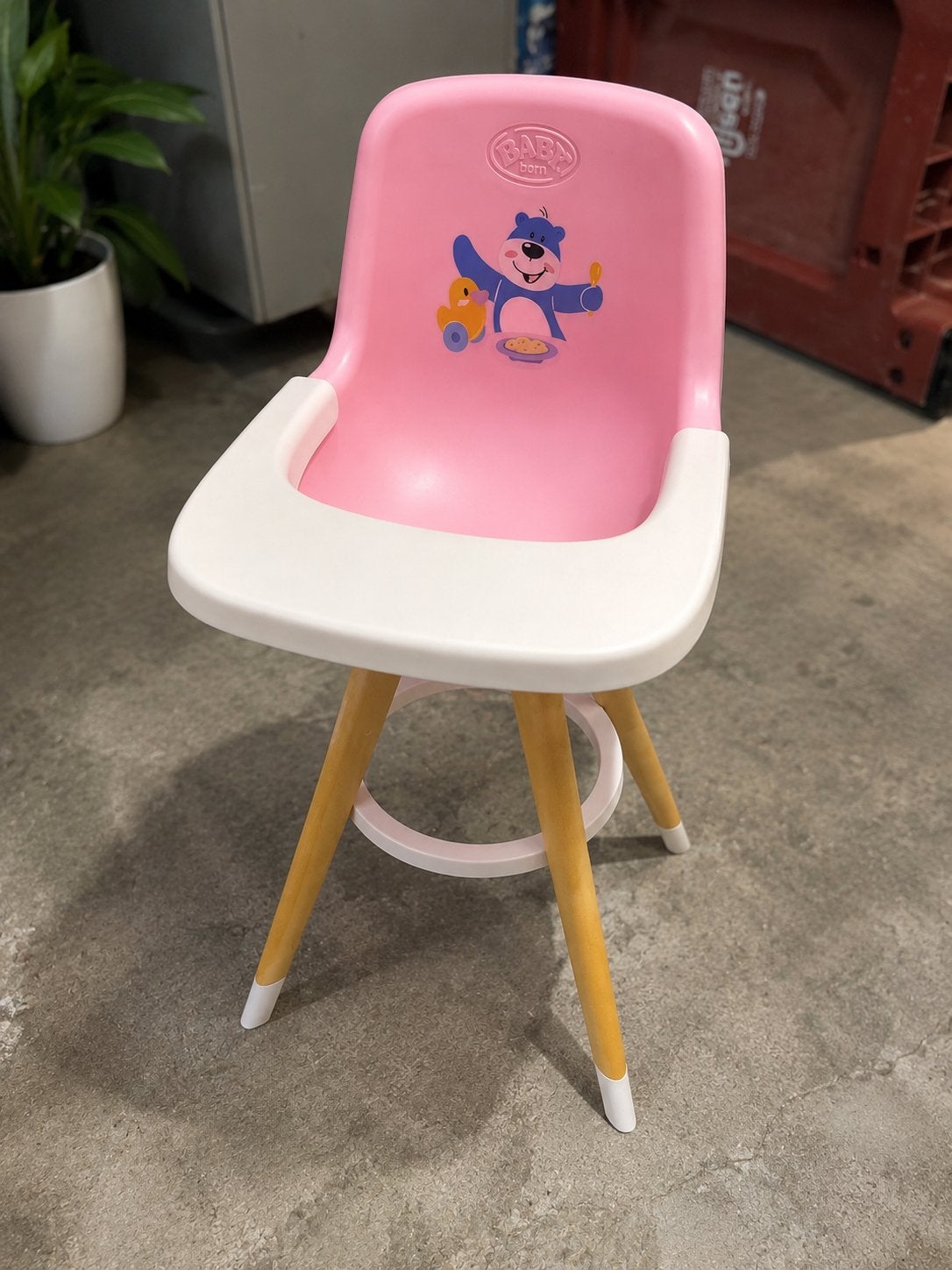 Poppen stoel baby born, Ophalen of Verzenden, Zo goed als nieuw, Babypop