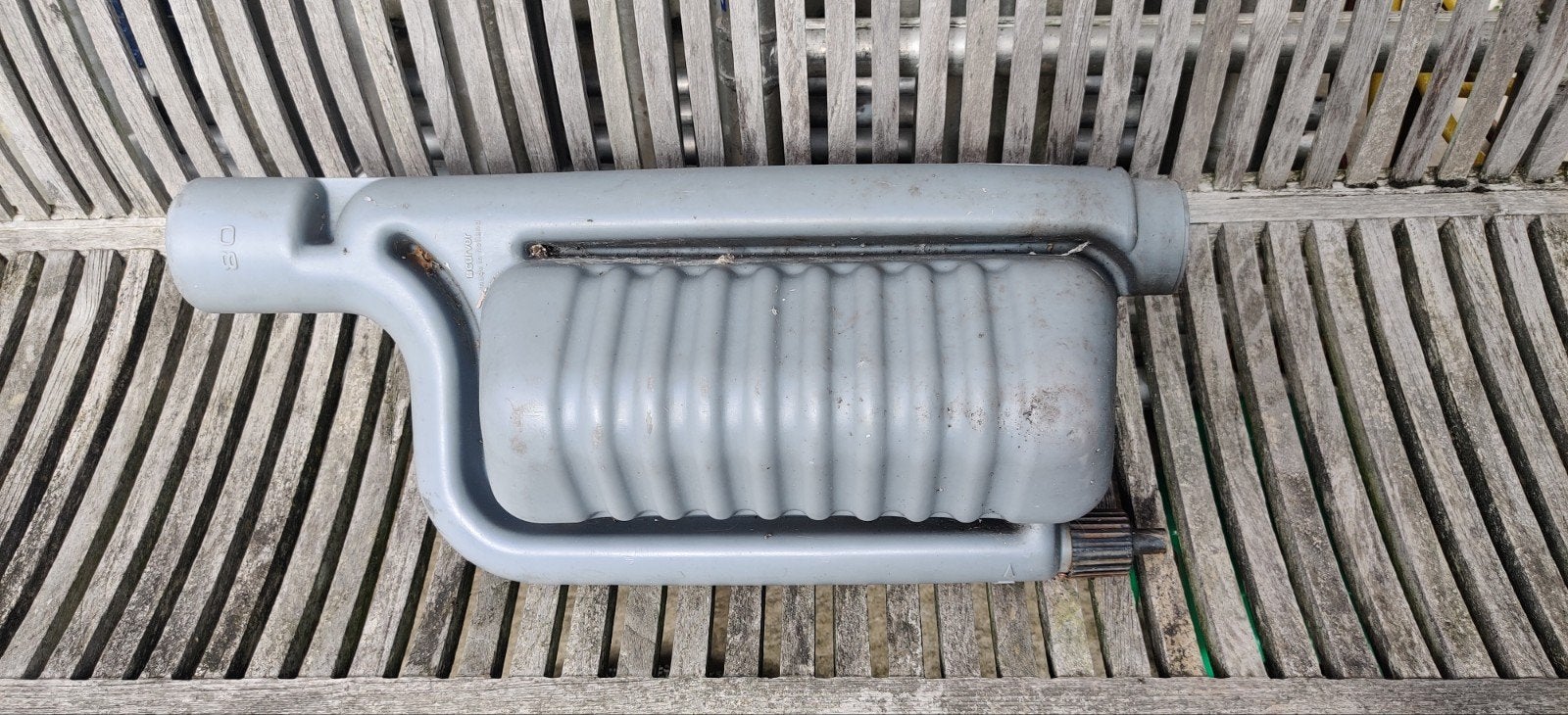Regenton tussen hemelwaterafvoer - direct plaatsen, Tuin en Terras, Minder dan 75 liter, Ophalen, Gebruikt, Kunststof