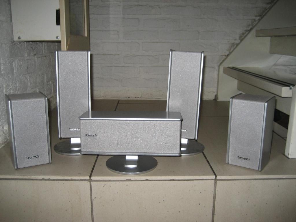 Panasonic speakersystem, Overige merken, Gebruikt, Ophalen of Verzenden, Surroundset zonder subwoofer
