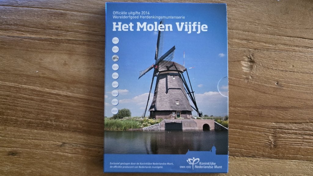 het Molen vijfje, 5 euro zilver proof, Ophalen of Verzenden, Koningin Beatrix, Euro's, Zilver