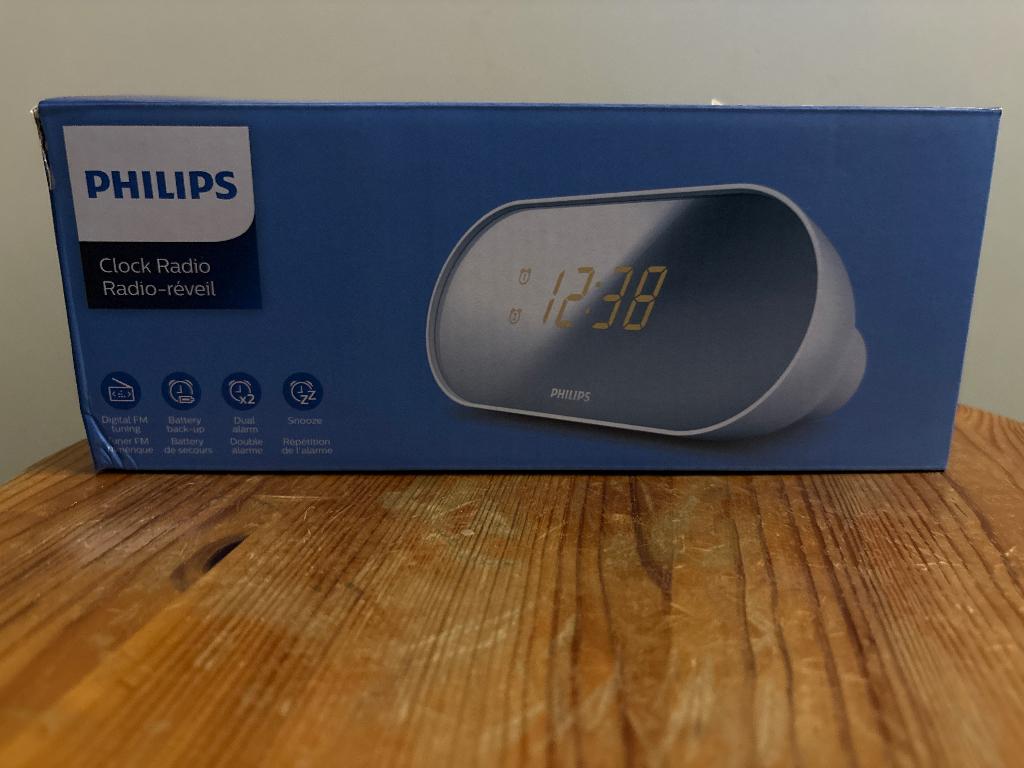 Philips Clock Radio Nieuw in doos, Ophalen of Verzenden, Nieuw