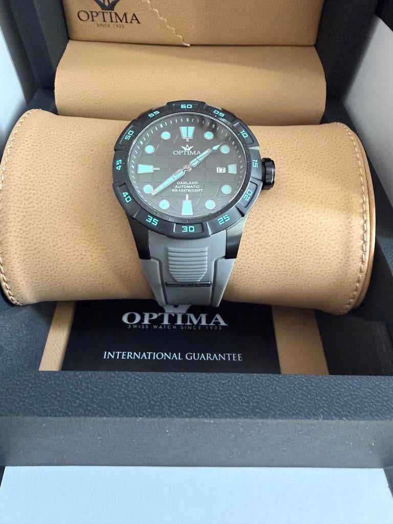 Optima Oakland Zwitsers Automatisch Horloge, Sieraden, Tassen en Uiterlijk, Horloges | Heren, Overige merken, Overige materialen