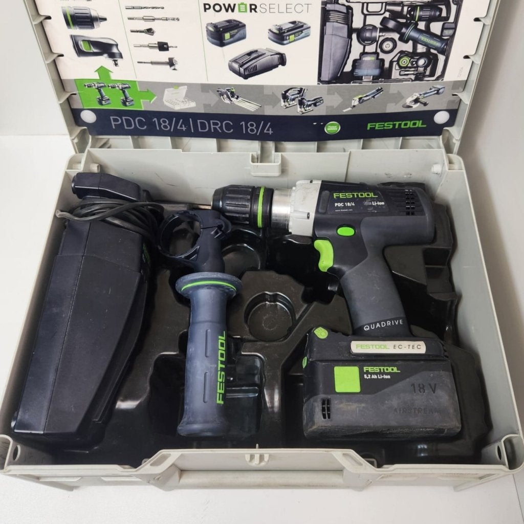 Festool TID EC TEC slagschroevendraaier + 18v 4.0ah accu, Festool, Gebruikt, Support@festool.com, Festool GmbH, WertstraÃŸe 20, 
73240 Wendlingen
Germany