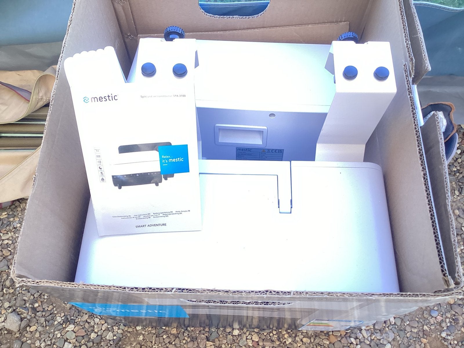 Mestic SPA-3100 Split-unit airco - Nieuw in doos, Caravans en Kamperen, Ophalen, Nieuw