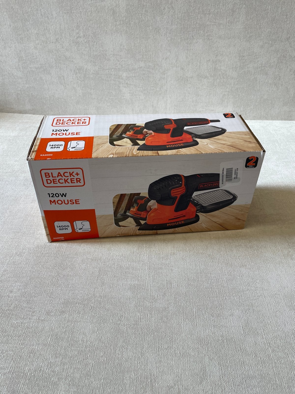 Black+Decker Mouse Schuurmachine 120W KA2000 Nieuw, Florijnstraat 10, 4879 AH Etten-Leur, Black & Decker (Nederland) B.v., Overige typen