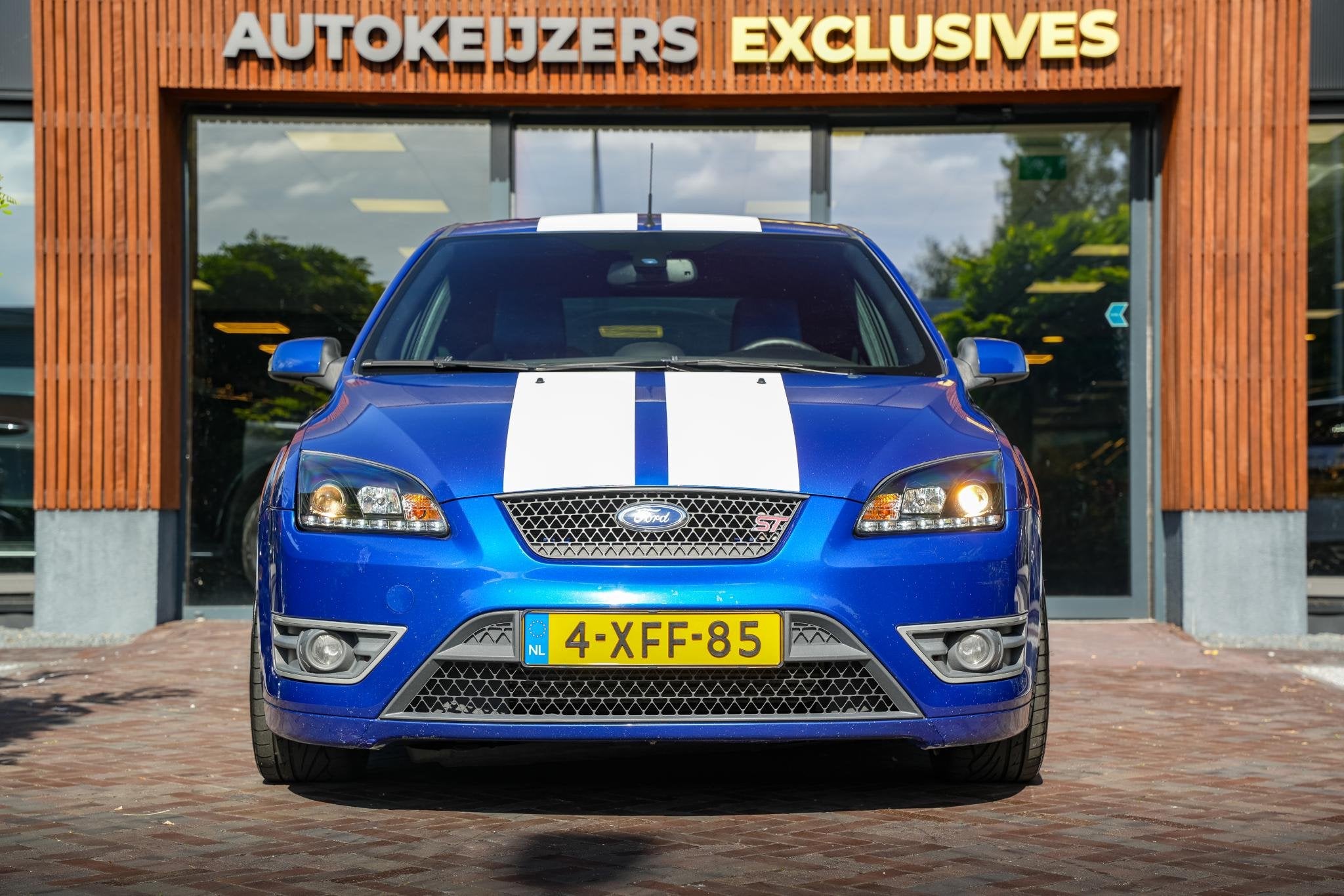 Ford Focus 2.5-20V ST ST225 2.5 Turbo | 5-cilinder | 226 PK, Auto's, Stof, Gebruikt, Blauw, 11 km/l