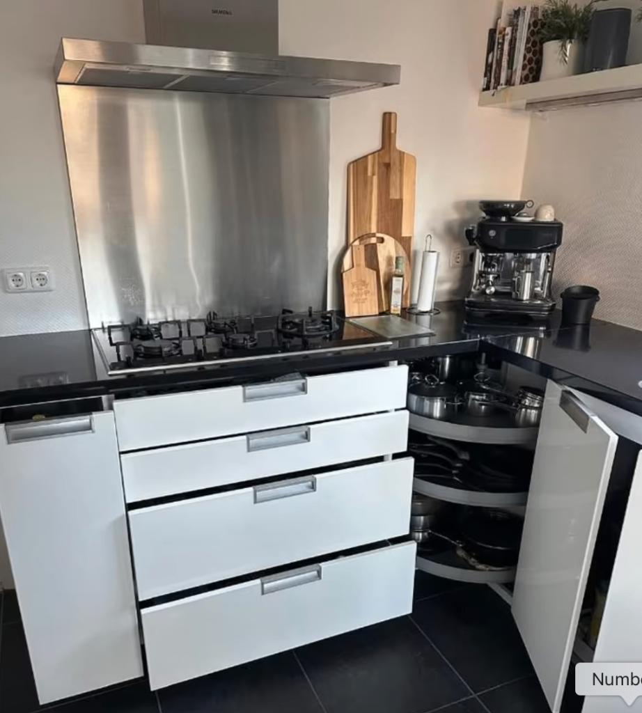 Küppersbusch gasfornuis 5 pitten, Ophalen, Gebruikt, Minder dan 85 cm, Inbouw