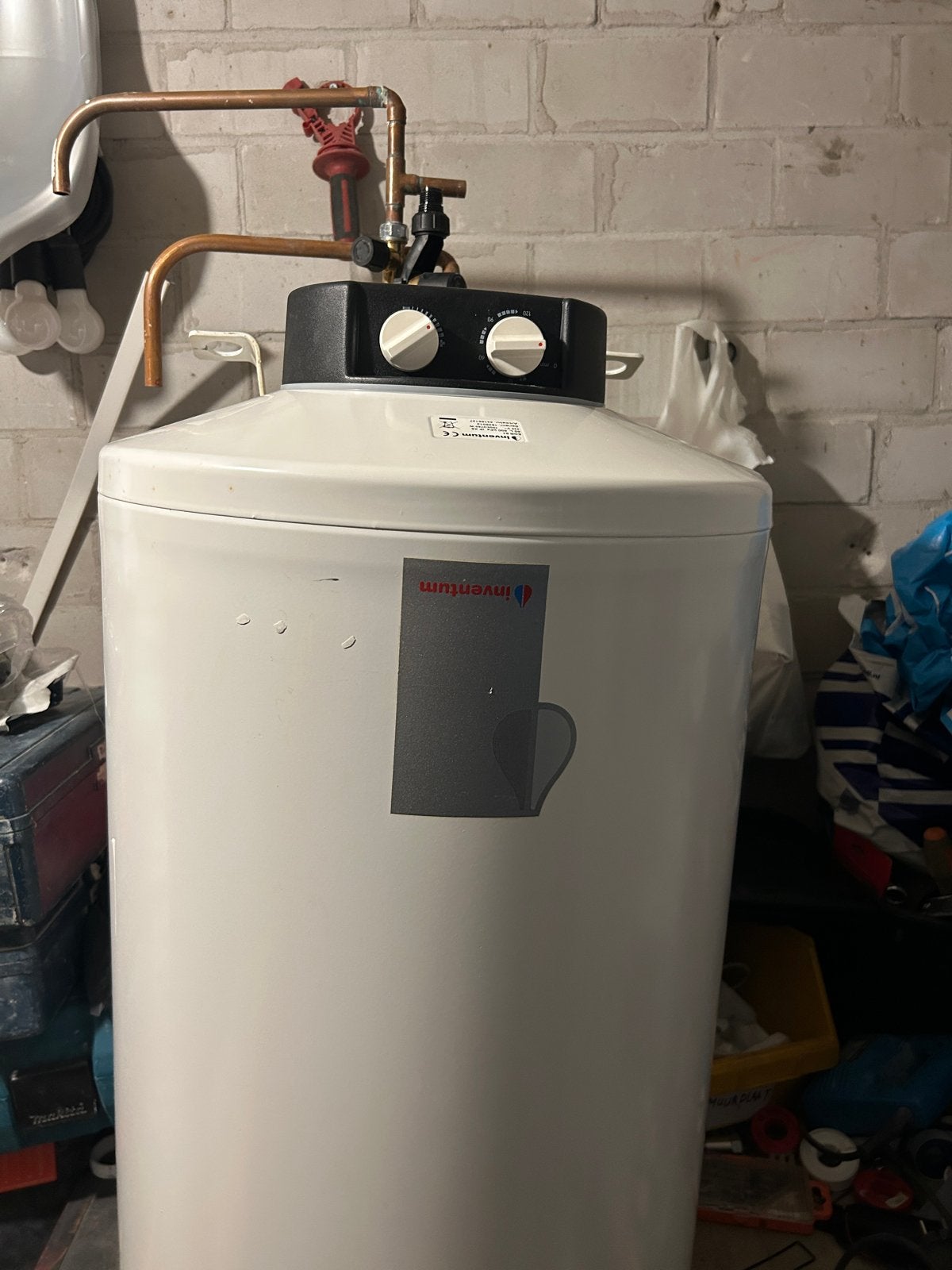 Inventum EDR 81 elektrische boiler 80L, Ophalen, Gebruikt