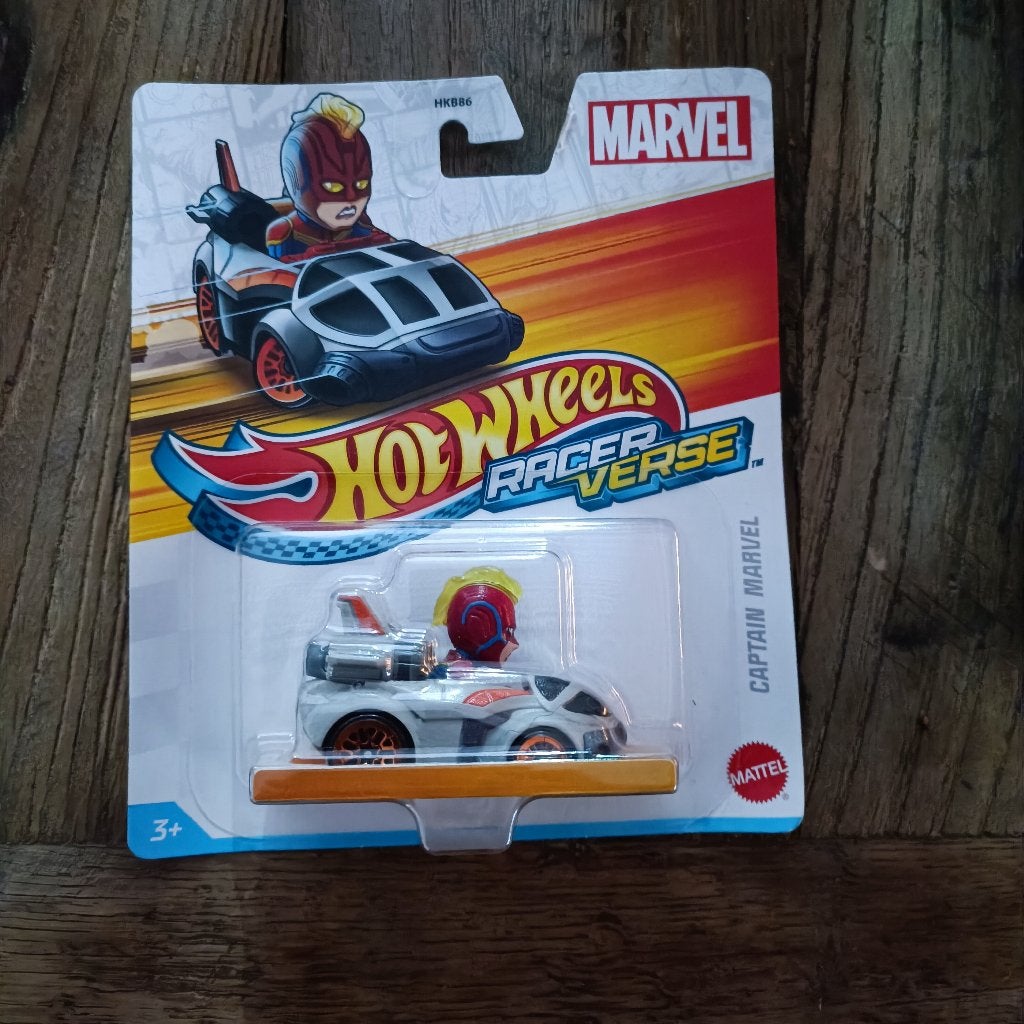 Hot Wheels Racer Verse Captain Marvel, Ophalen of Verzenden, Nieuw, Auto