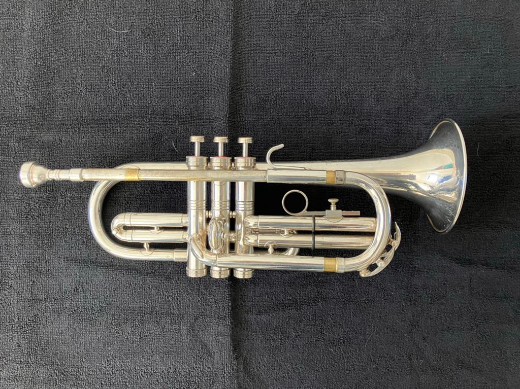 Conn 15A cornet Director Shooting Star, Ophalen of Verzenden, Gebruikt, Bes-trompet, Met koffer