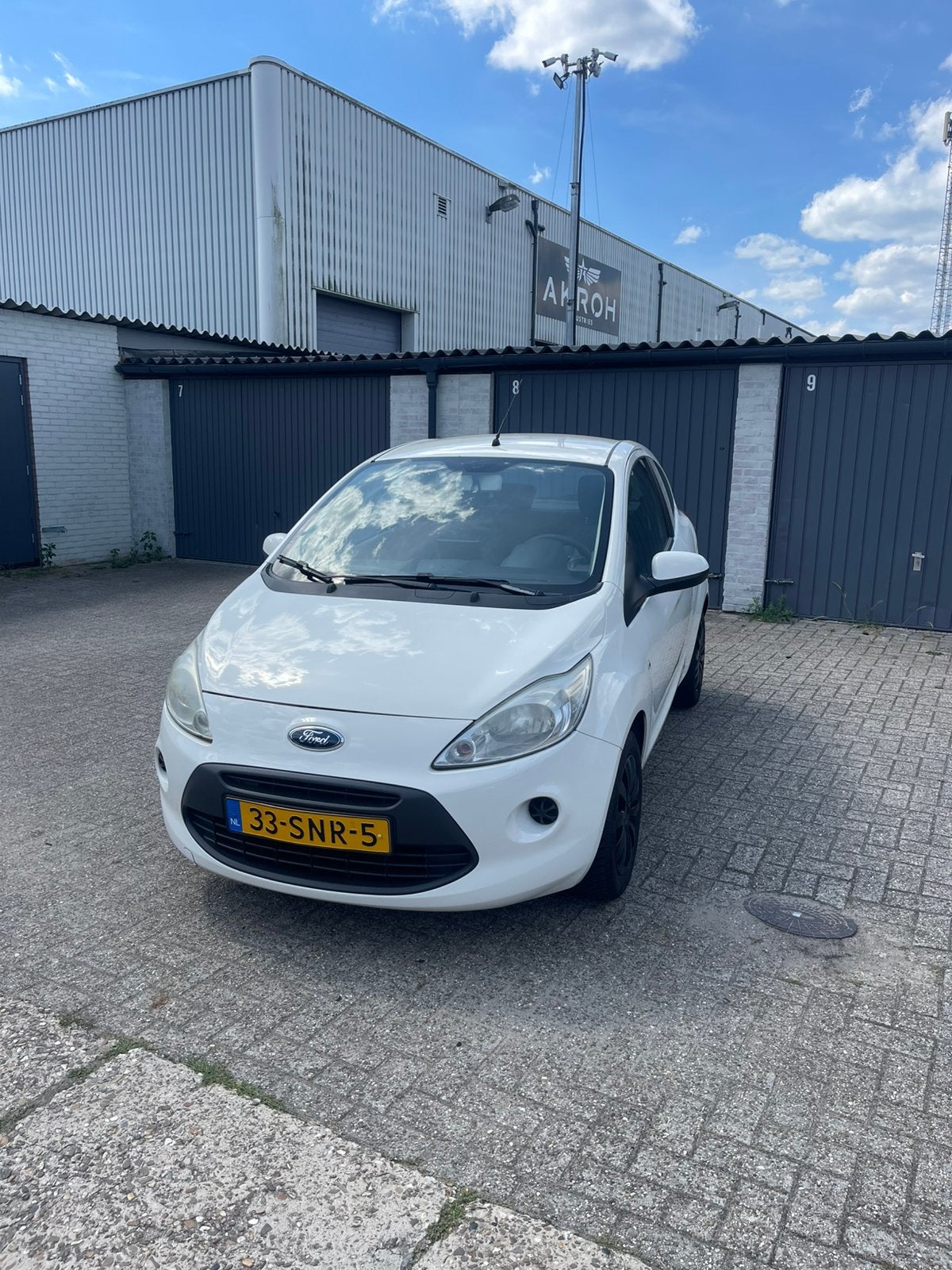 Ford Ka 1.2 69pk 2011 Wit airco apk nieuw nette auto, Voorwielaandrijving, 1242 cc, 4 cilinders, 4 stoelen
