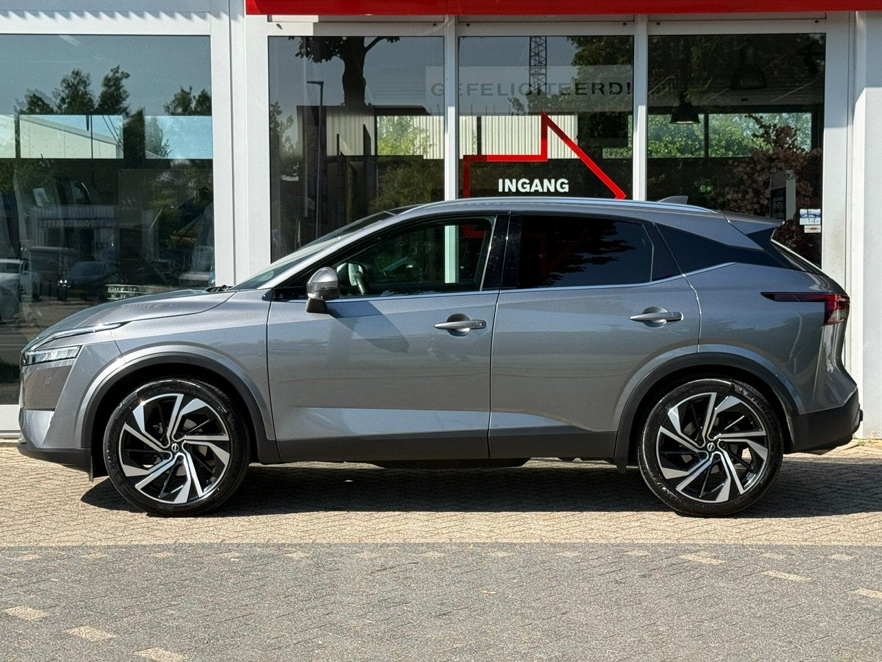 NISSAN Qashqai 1.3 Mild-Hybrid 158pk Xtronic Tekna Plus | Tr, Automaat, Zwart, Leder, Bedrijf