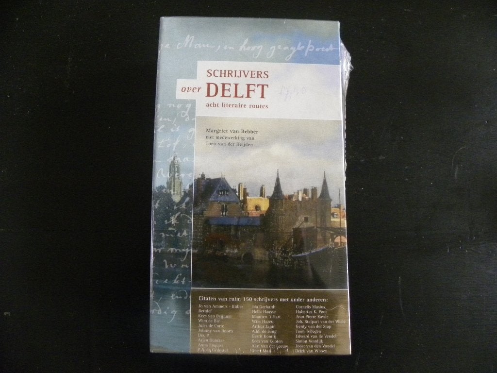 Margriet van Bebber: Schrijvers over Delft., Boeken, Geschiedenis | Stad en Regio, Ophalen of Verzenden, Nieuw
