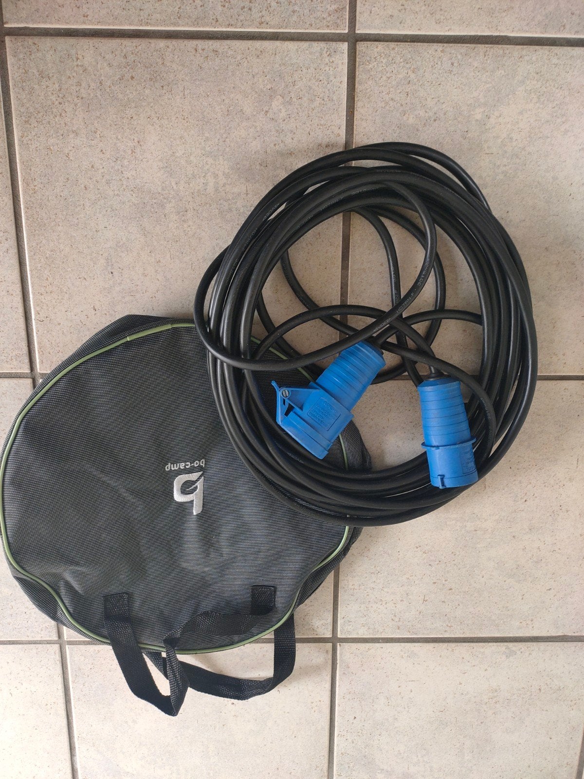 CEE kabel 10m met tas, Ophalen of Verzenden, Gebruikt