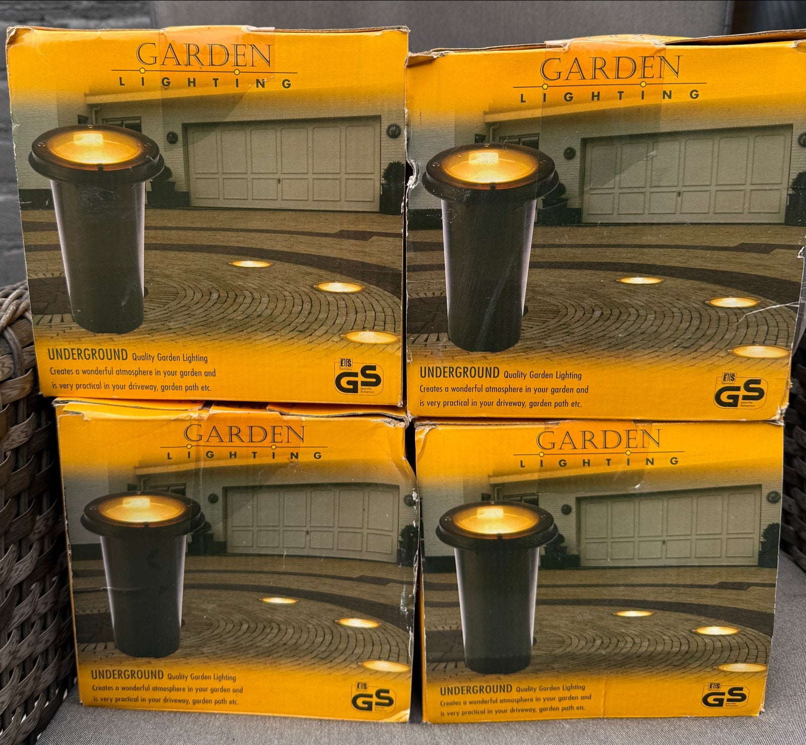 Nieuwe Garden Lighting Grondlamp (4 stuks), Ophalen, Kunststof, Minder dan 50 watt, Nieuw