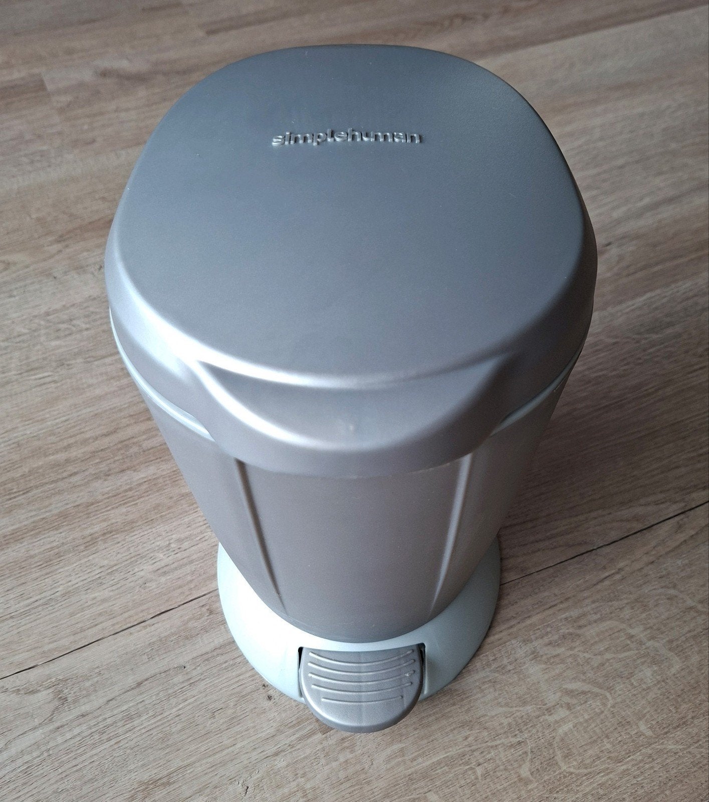 Simple Human pedaalemmer 5 liter taupe bruin grijs, Ophalen, Kunststof, Met pedaal, Zo goed als nieuw