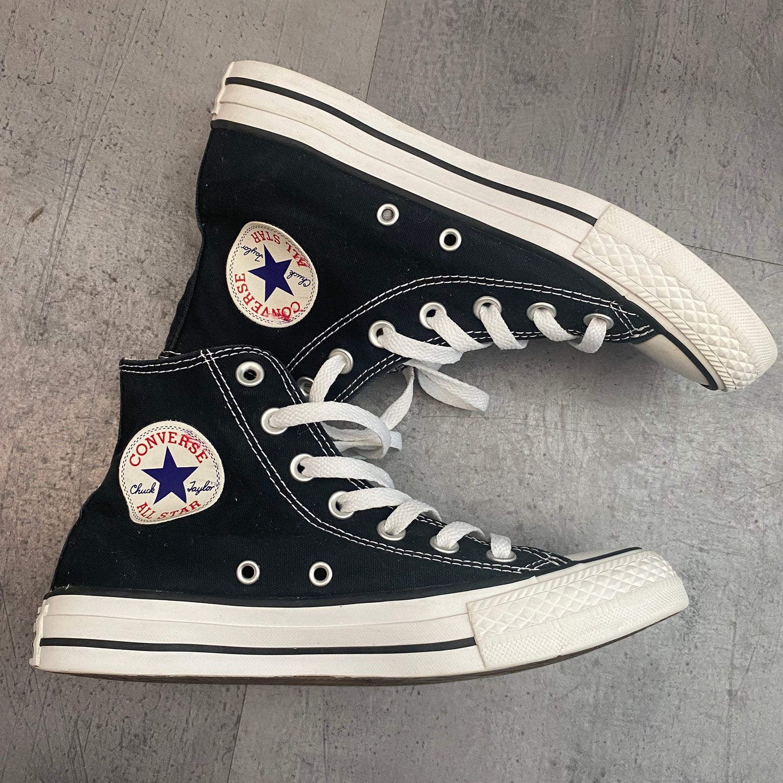 Converse Chuck Taylor All Star 101010 - Size 37 -Cleaned, Ophalen, Zo goed als nieuw, Zwart, Sneakers of Gympen