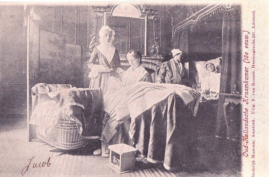 OUD - HOLLANDSCHE KRAAMKAMER 18e EEUW, Ophalen of Verzenden, Voor 1920, Noord-Brabant