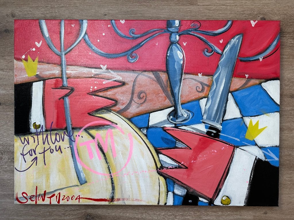Selwyn Senatori - Origineel schilderij op doek – 70 X 100 cm, Ophalen