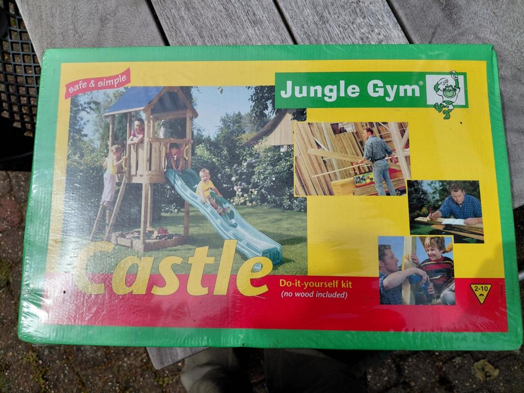 Jungle Gym Castle Speeltoestel DIY Kit (nieuw), Ophalen of Verzenden, Nieuw, Klimwand, Aanbouwonderdeel