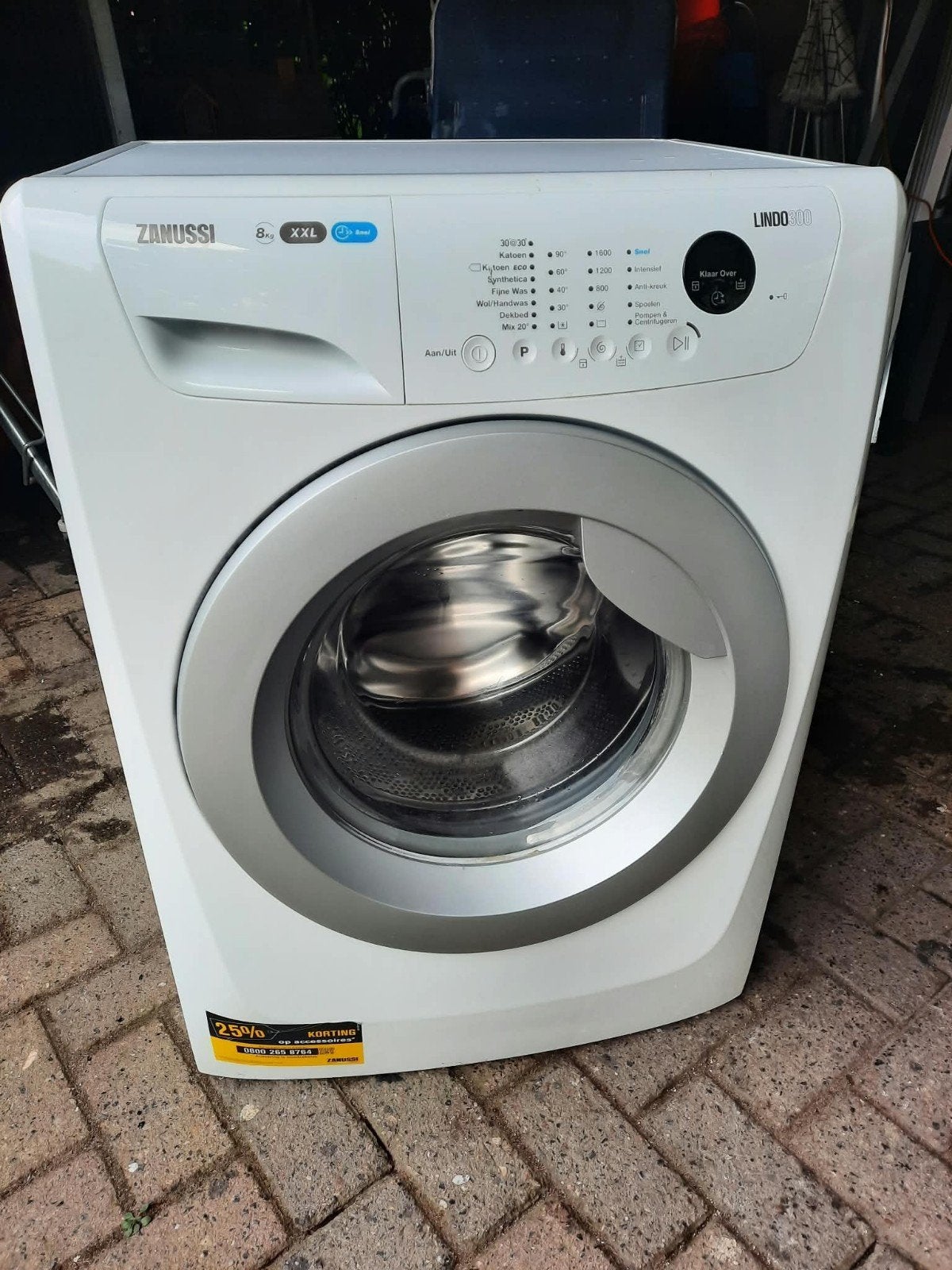 wasmachine, Witgoed en Apparatuur, Ophalen, 1200 tot 1600 toeren, 85 tot 90 cm