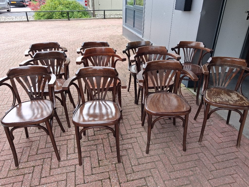 caféstoelen met en zonder armleuningen, Ophalen, Gebruikt, Café, Vijf, Zes of meer stoelen
