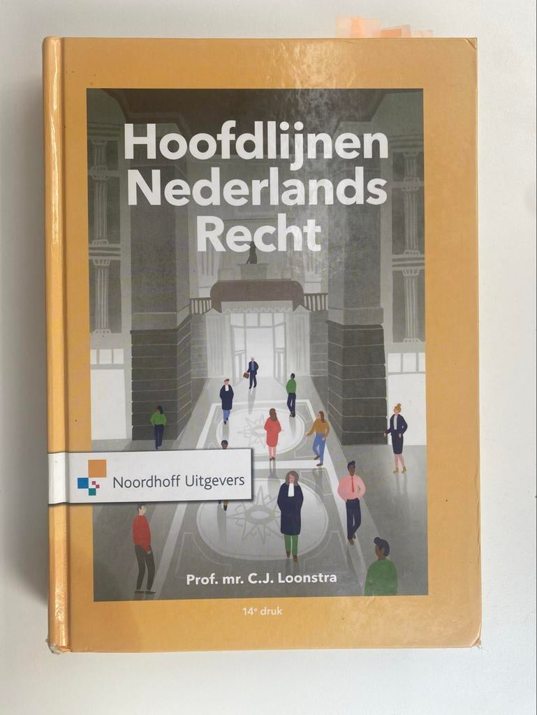 Hoofdlijnen Nederlands Recht 14e druk, Ophalen of Verzenden, Gamma, Gelezen, HBO